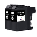 U.S. Remanufactured for Brother LC203BK XL High Yield Black Twin Pack Ink Cartridge