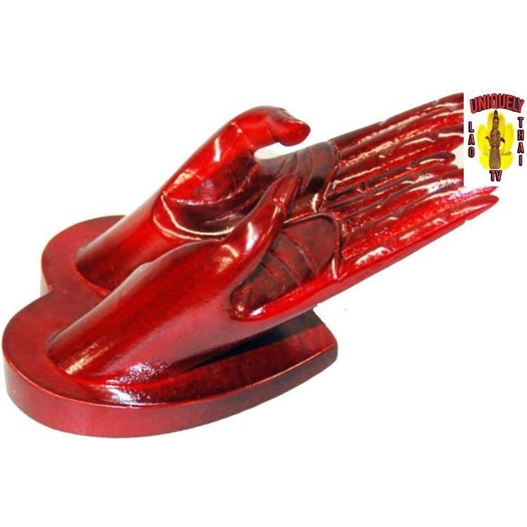 Business Card Holder Hands 4" Long