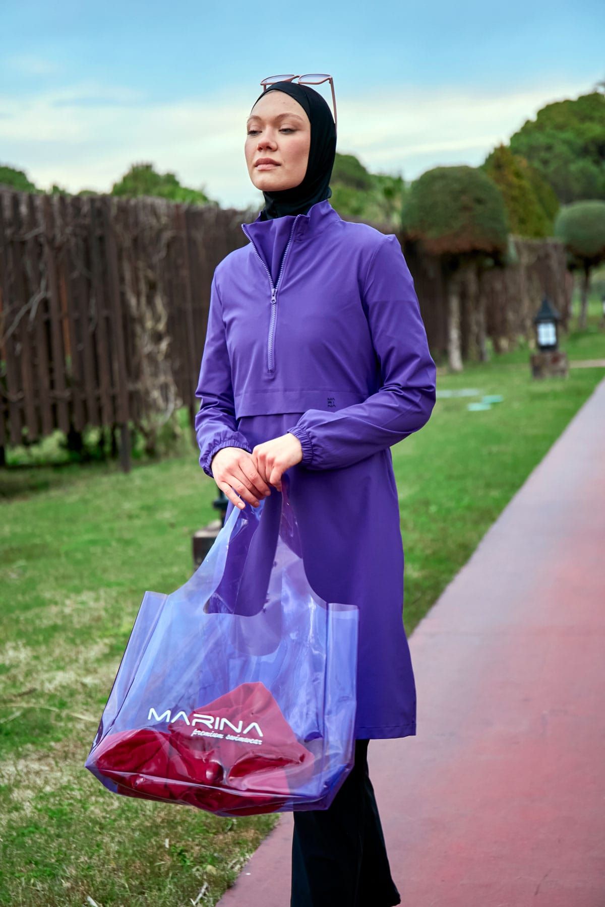 Purple Beach Bag C2403