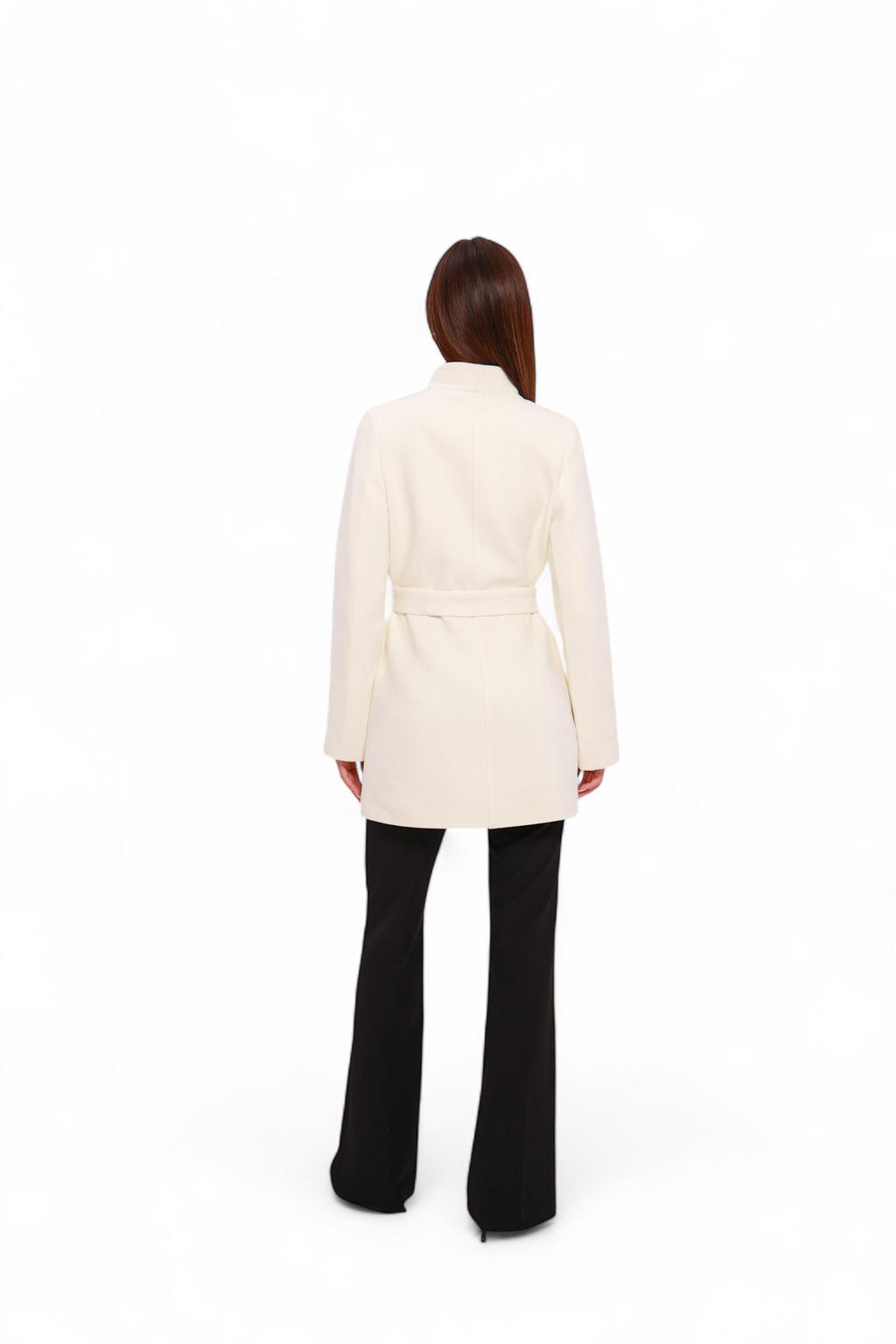 Opéra Cashmere Blend Overcoat in White