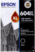 New, Pre-Owned - Epson 604XL High Yield Black Ink Cartridge, C13T10H14010