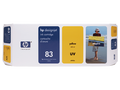 New, Pre-Owned - HP 83 UV 680-ml (C4943A) Yellow Ink Cartridge