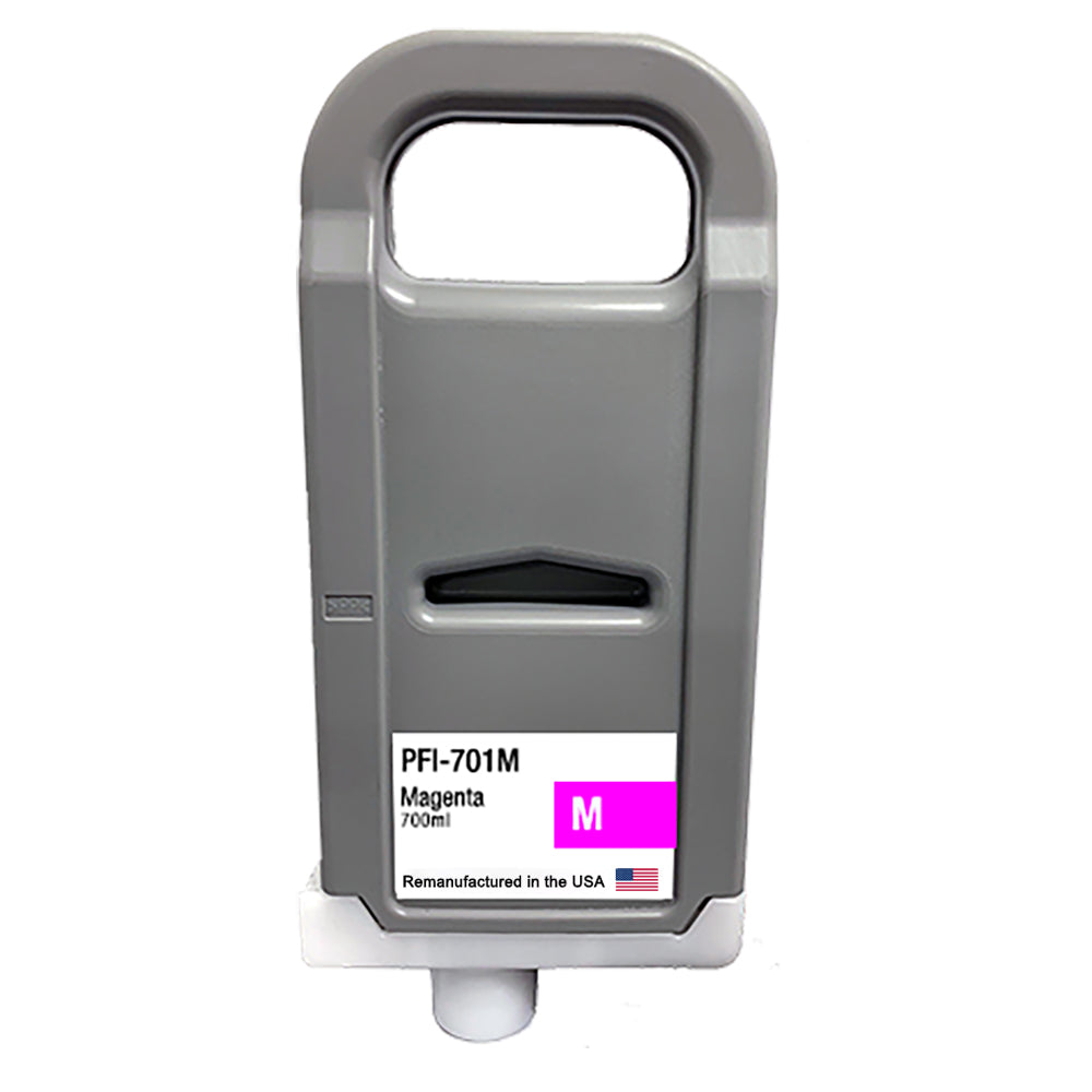 U.S. Remanufactured for Canon PFI-701M 700ml Magenta  Ink Cartridge