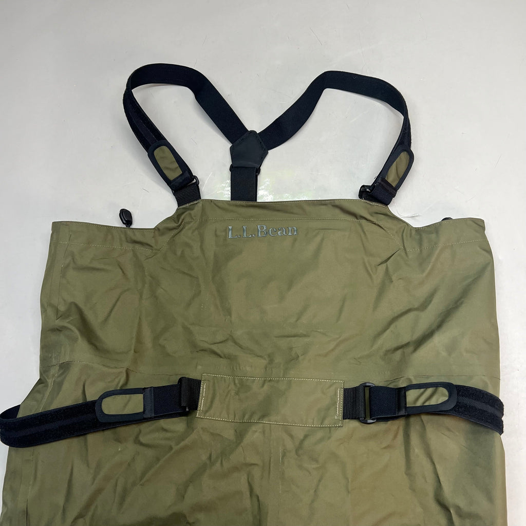 L.L. BEAN Angler Super Seam TEK Boot-Foot Waders Mens Sz L Boot Sz 11 503587