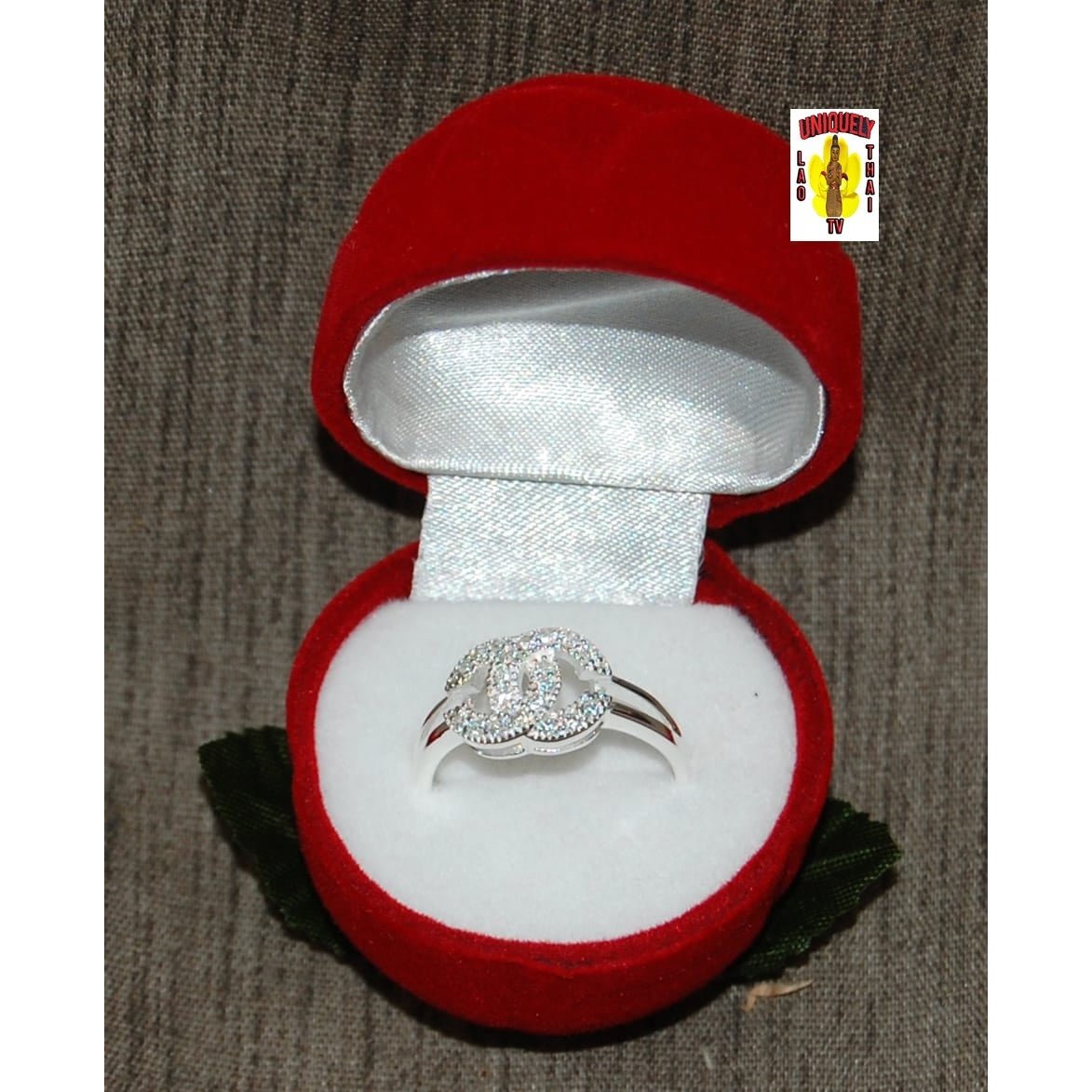 CC Sterling Silver Finger Ring
