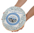 Giant Chocolate Covered Round Sugar Shortbread Cookie