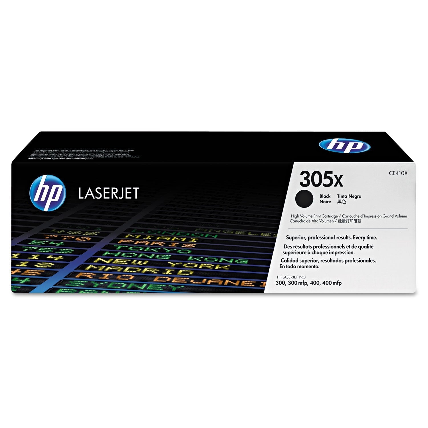 New, Pre-Owned - HP 305X High-Yield Black LaserJet Toner Cartridge, CE410X
