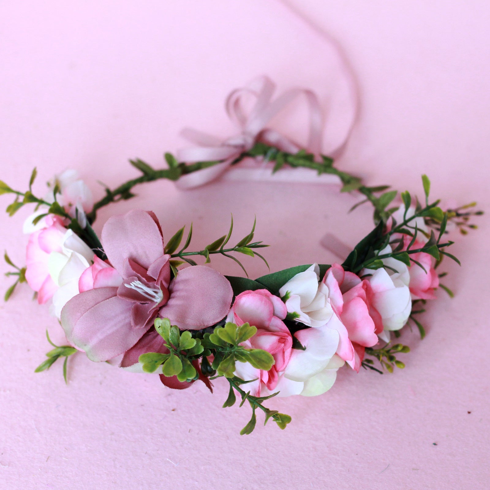 Hawaiian Vacation Wreath Headwear Beautiful Bridal Hairbands Wedding Hair Accessories Headwear Wreath