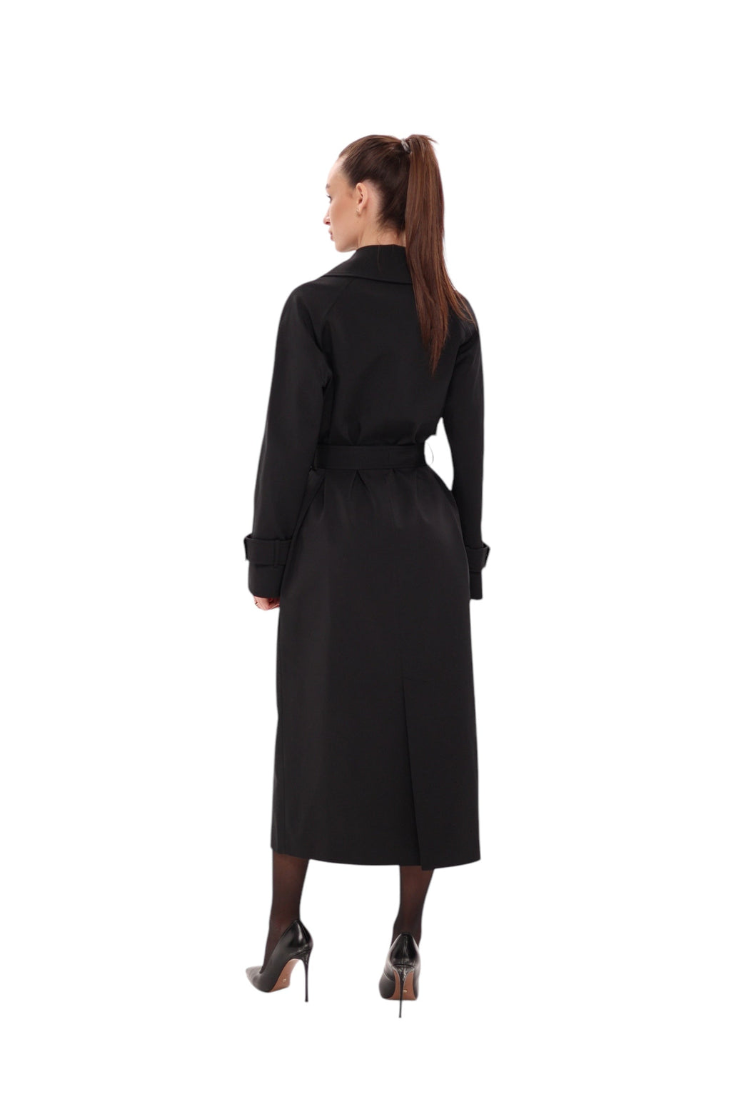 Karina Trench Coat in Black