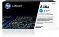 New, Pre-Owned - HP 646A Standard-Yield Cyan Laser Toner Cartridge, CF031A