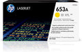 New, Pre-Owned - HP 653A Standard-Yield Yellow Toner Cartridge, CF322A