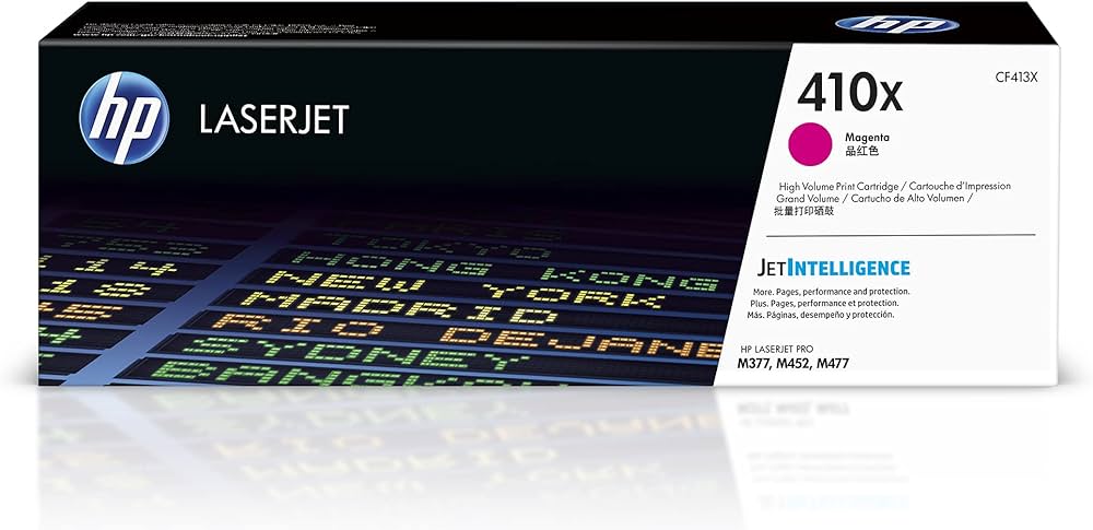 New, Pre-Owned - HP 410X High-Yield Magenta Laser Toner Cartridge, CF413X