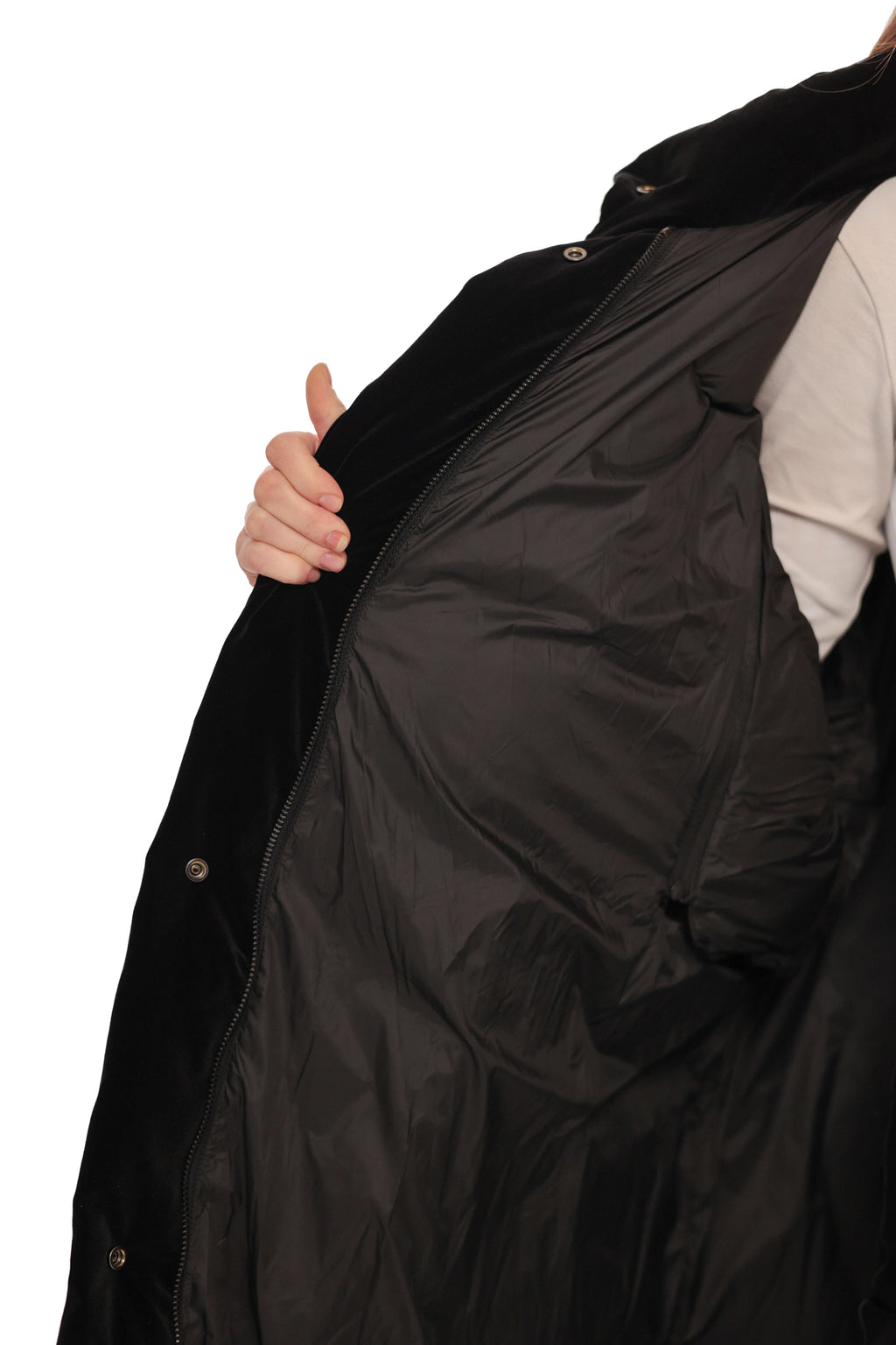 Transformer 2 in 1 Velour Down Coat┃Vest