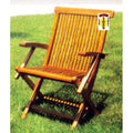 Teakwood CHAIR FOLDING WIDE ARM
