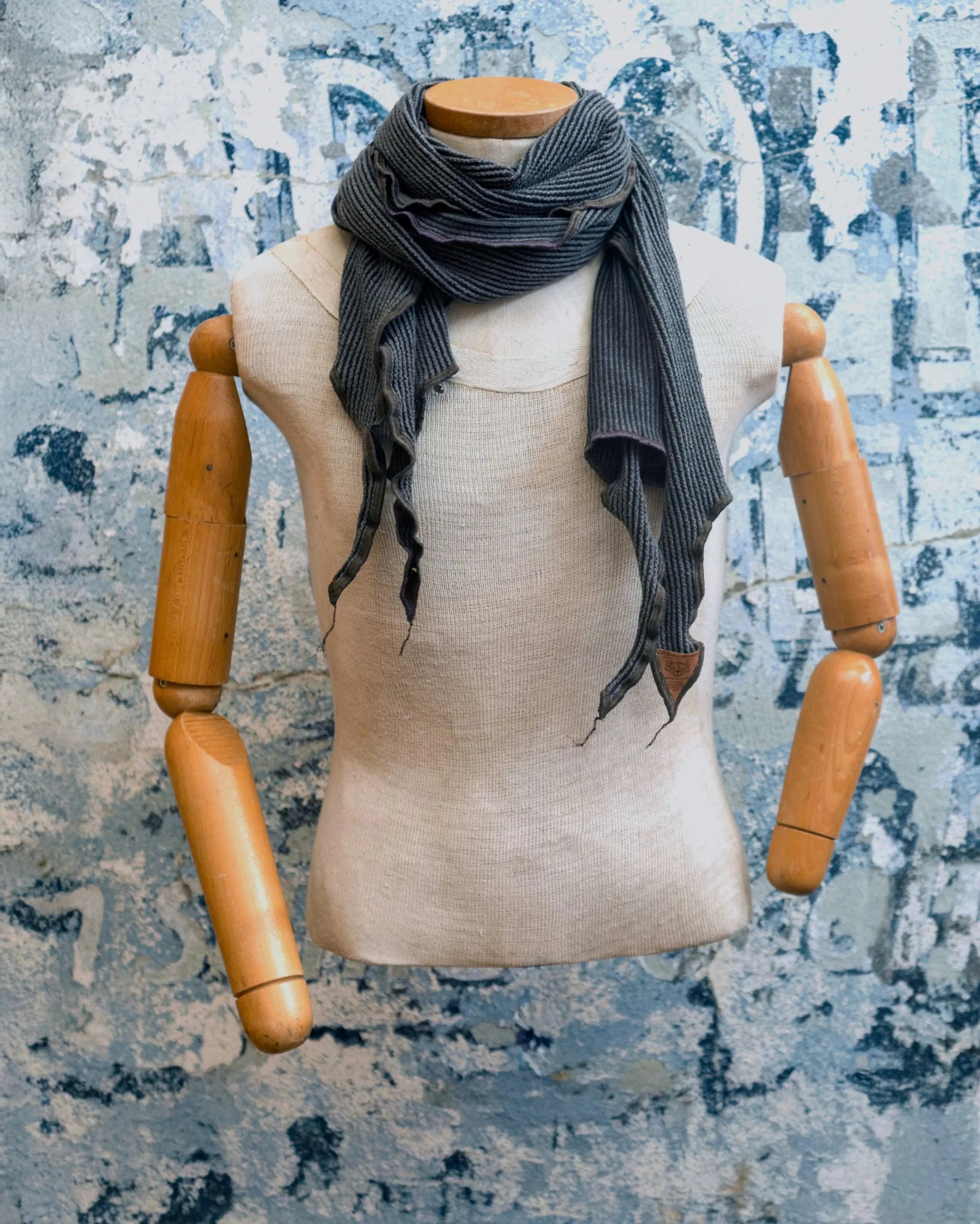 Charcoal DNA Scarf