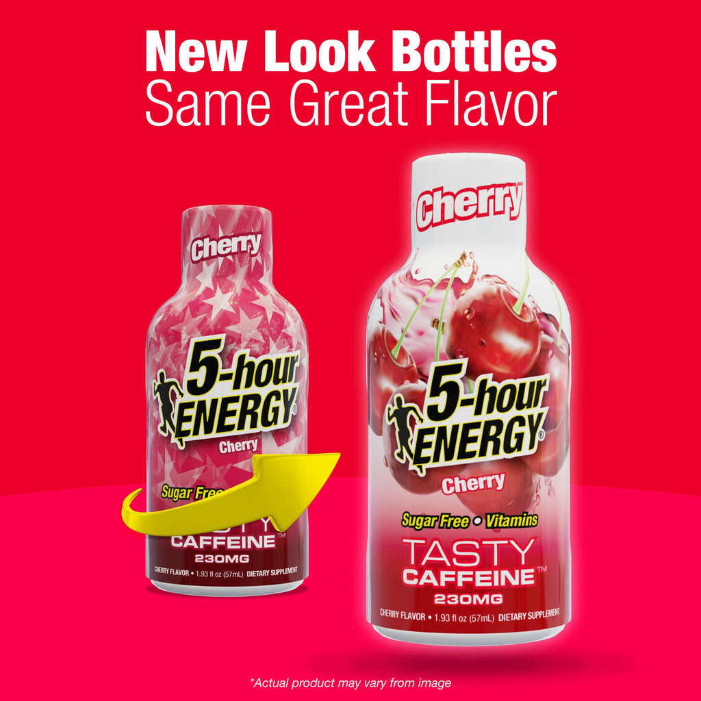 24 Pack 5-hour ENERGY Extra Strength Shots, Cherry Flavor Flavor, 1.93 Fl Oz