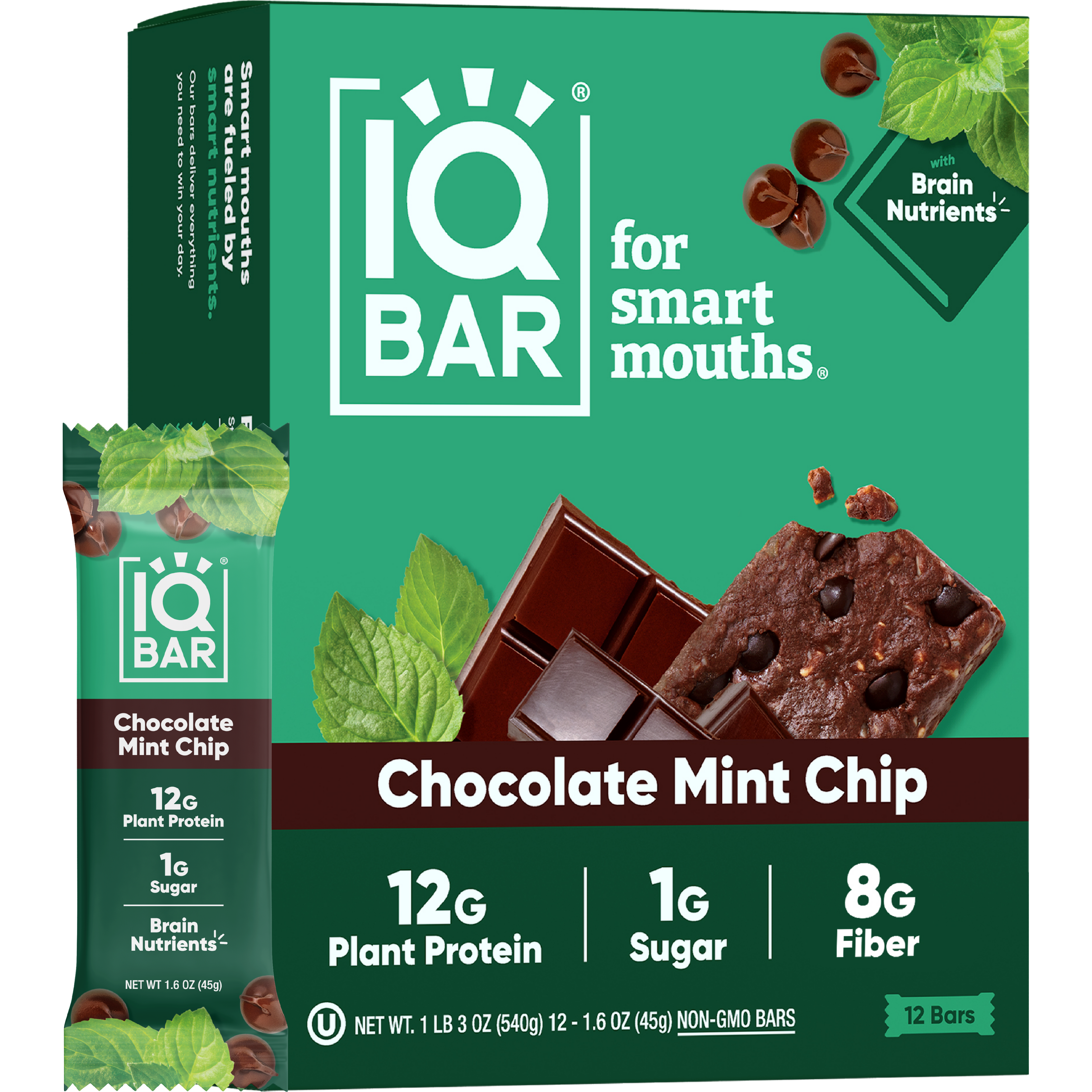 Chocolate Mint Chip (12 Bars)
