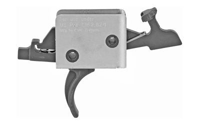 CMC Triggers 2-Stage Small Pin Curved Trigger |  2lb Set - 2lb Release |  Black Finish