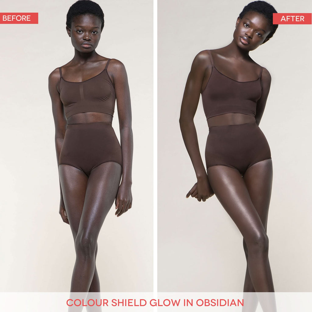 ALLEVEN COLOUR SHIELD GLOW  FACE & BODY - OBSIDIAN 100ml