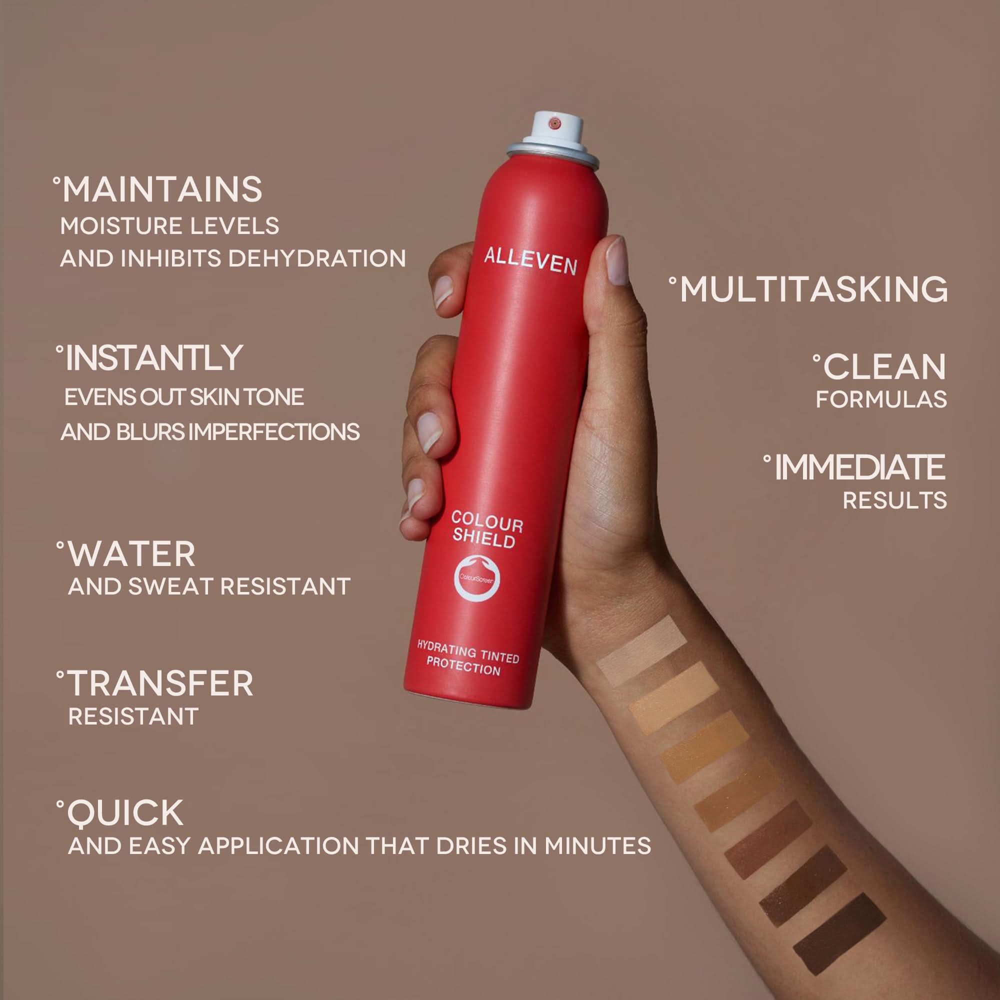 ALLEVEN COLOUR SHIELD BODY SPRAY - OBSIDIAN 100ml