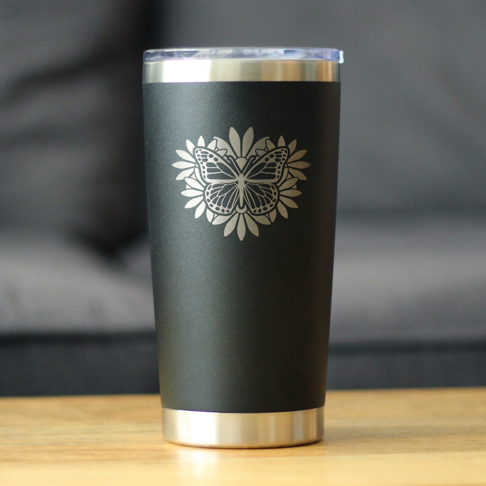 Butterfly - 20 oz Coffee Tumbler