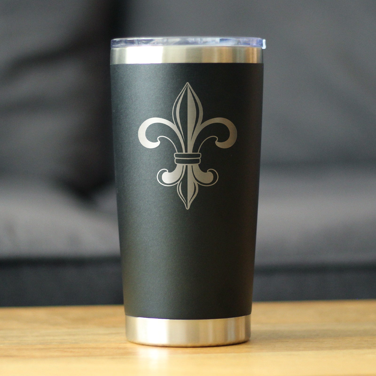 Fleur de Lis - Cute Lily Themed Gifts - Gift for Lovers of French & Italian Culture - 20 oz Coffee Tumbler