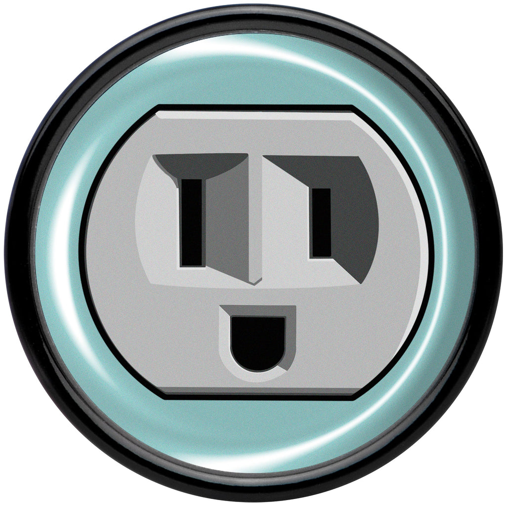 0G Smiling Plug Outlet Black Acrylic Saddle Plug Set by Onyx O