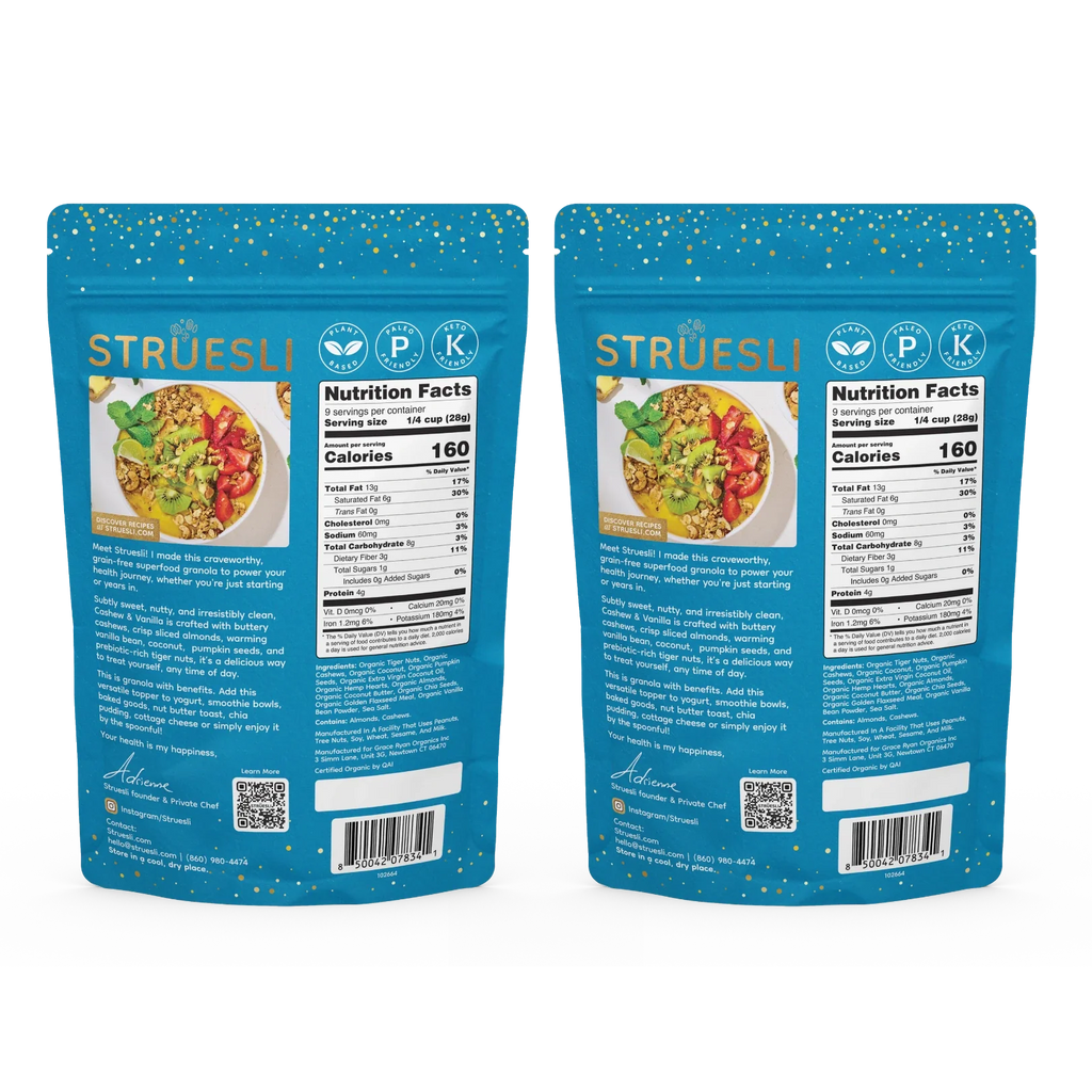 Struesli Organic Granola | Cashew & Vanilla