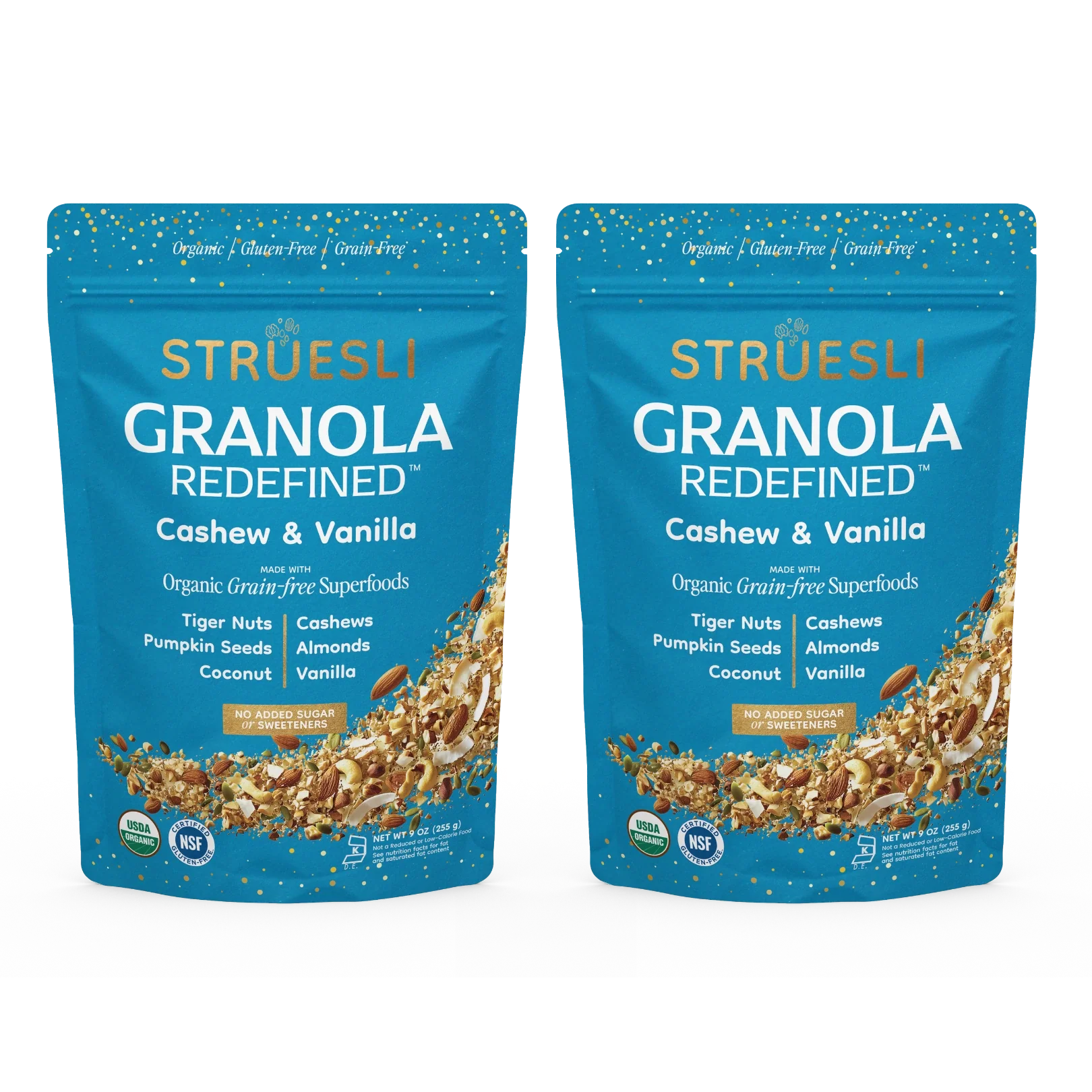 Struesli Organic Granola | Cashew & Vanilla