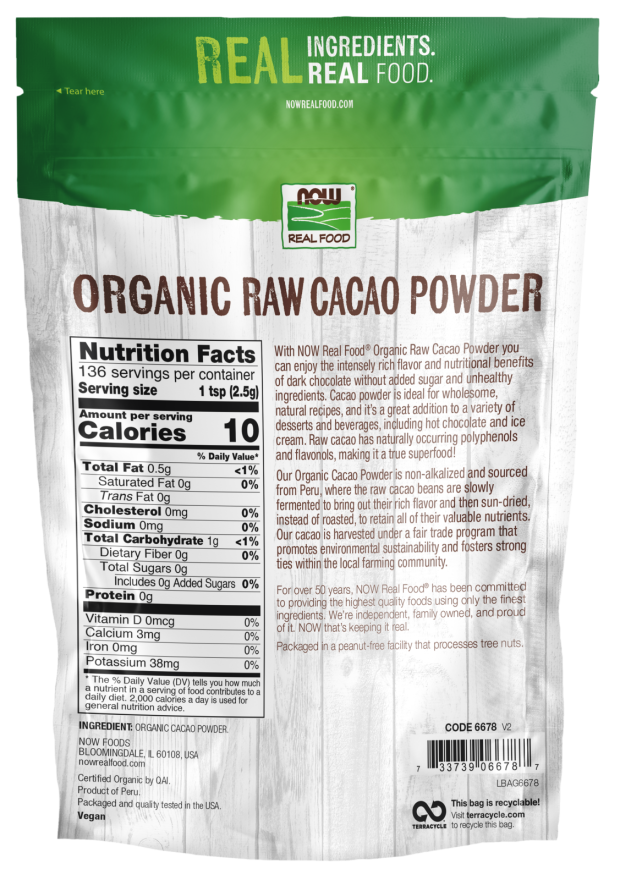 Cacao Powder, Organic, Raw