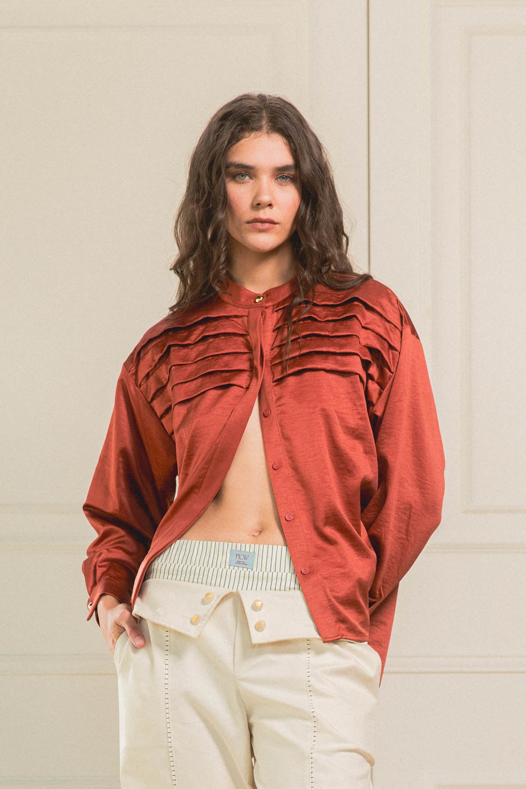 Camisa Eugenia Terracota