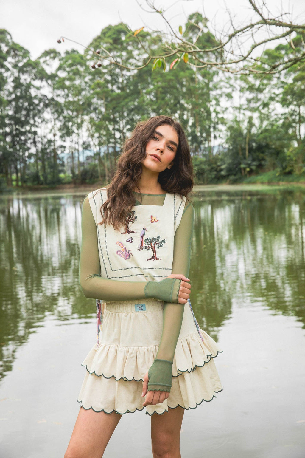 Falda Lino Greenhouse
