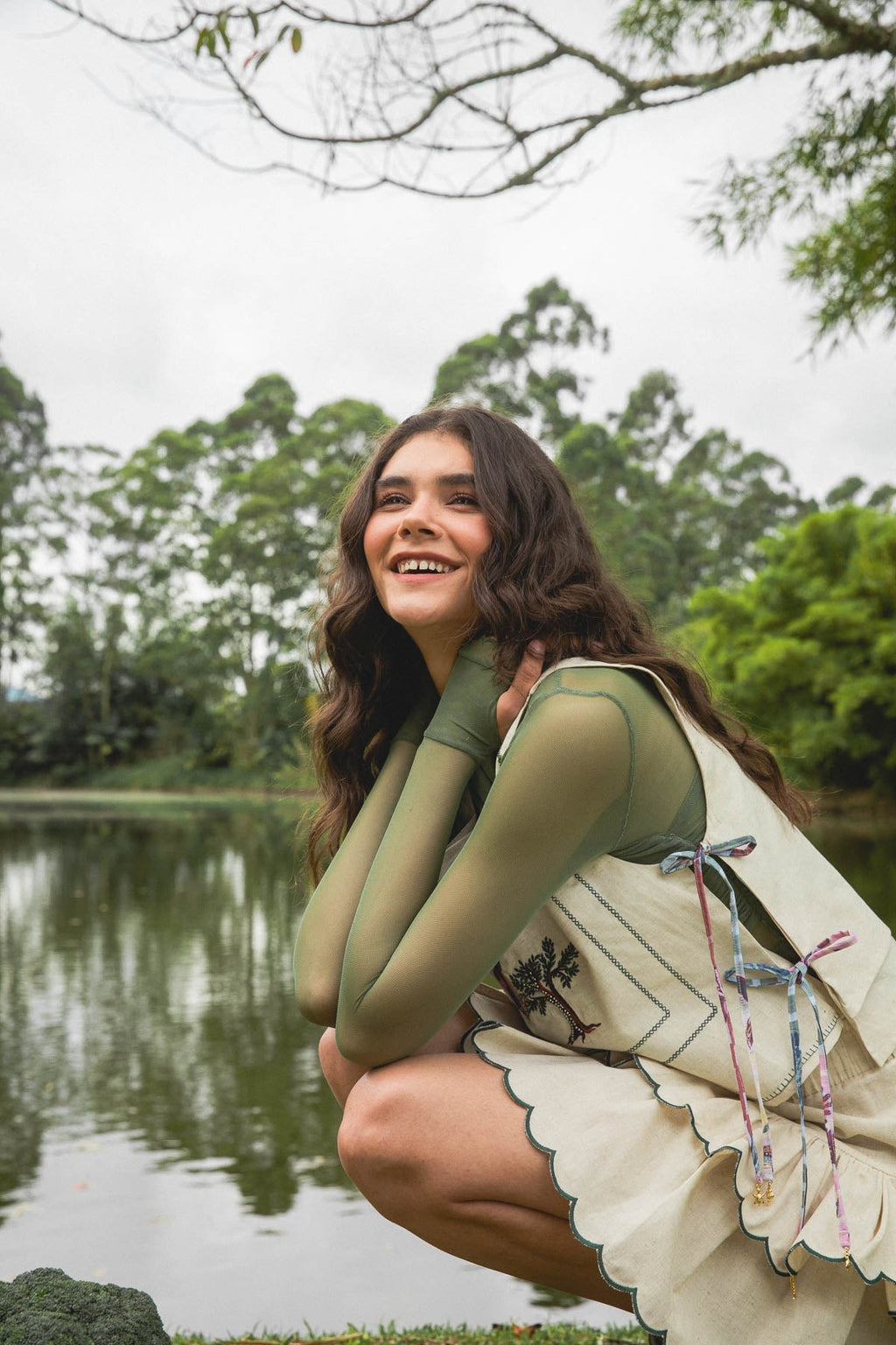 Camiseta Mesh Prana Verde