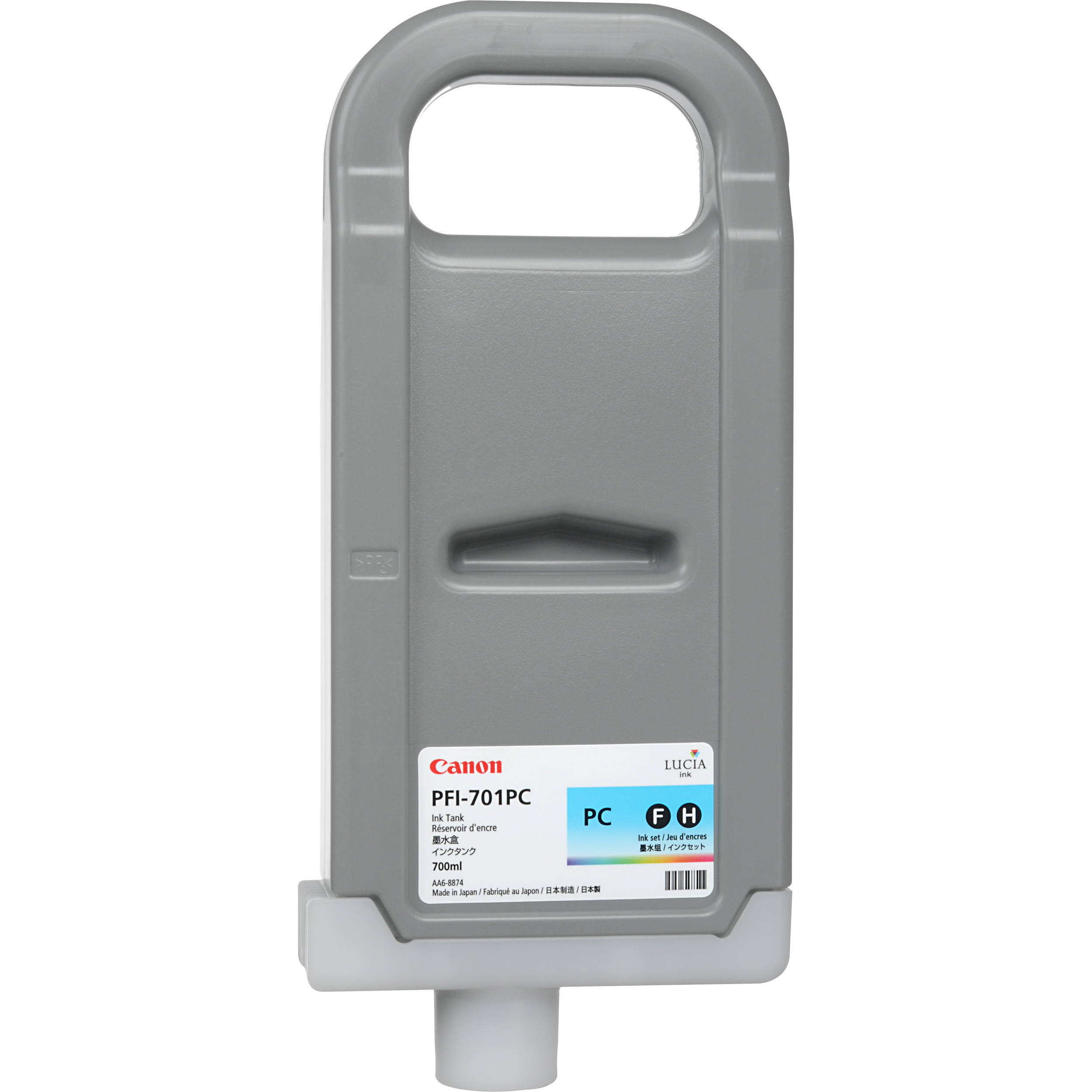 New, Pre-Owned - Canon PFI-701 Photo Cyan Standard Yield Ink Cartridge (0904B001AA)