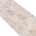 Cappuccino Marble Ledger 3D Panel Wall Tile Split Face 6x24