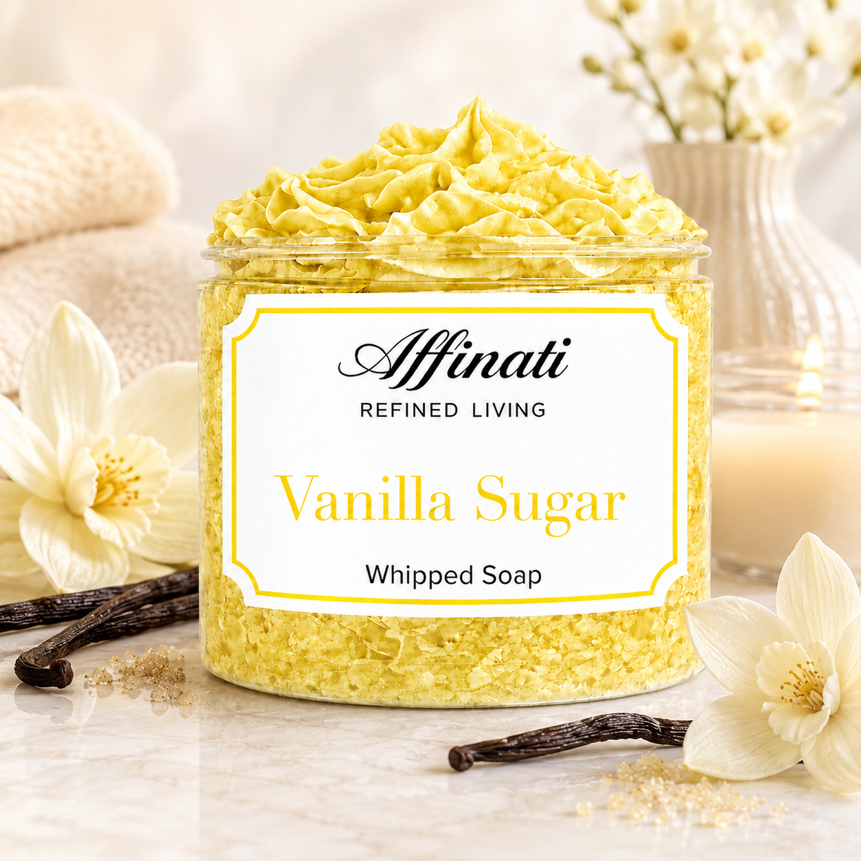 Vanilla Sugar Whipped Soap - 20 oz