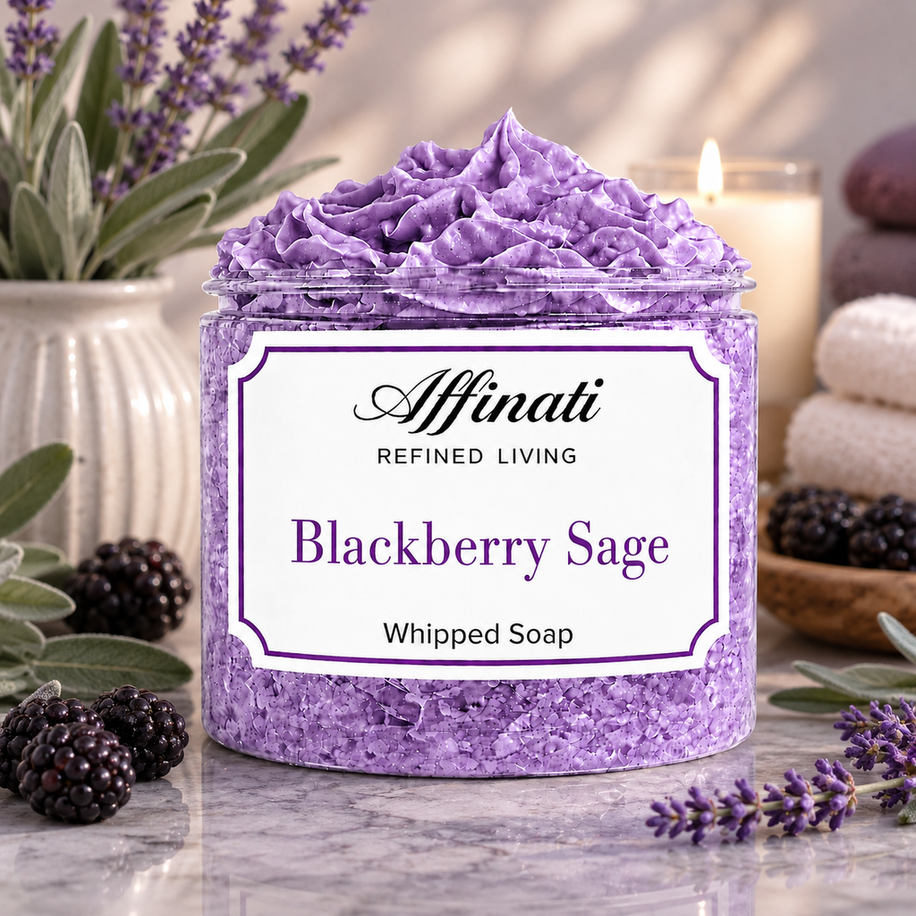 Blackberry Sage Whipped Soap - 20 oz