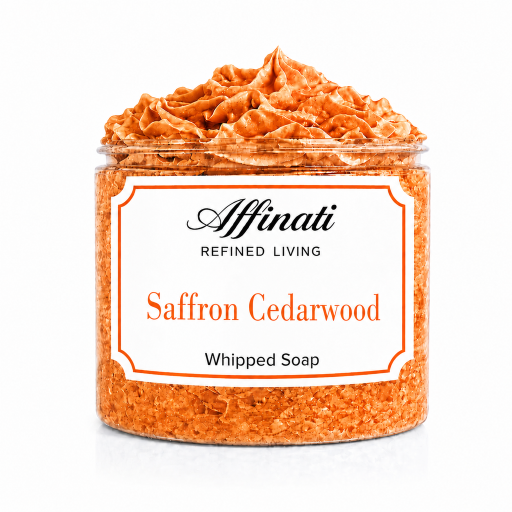 Saffron Cedarwood Whipped Soap - 20 oz
