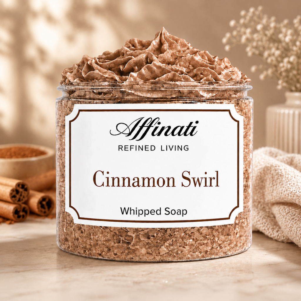 Cinnamon Swirl Whipped Soap - 20 oz