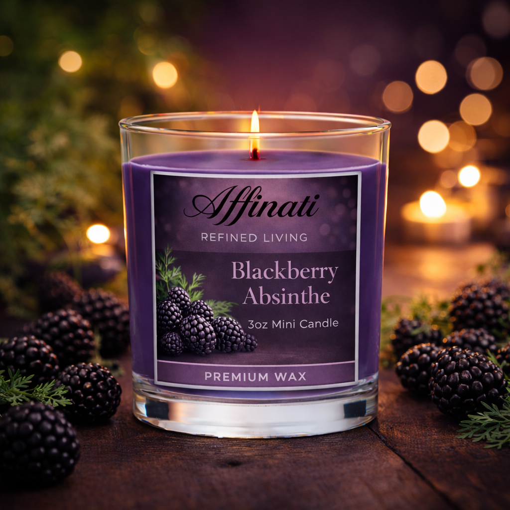 Blackberry Absinthe Mini Candle