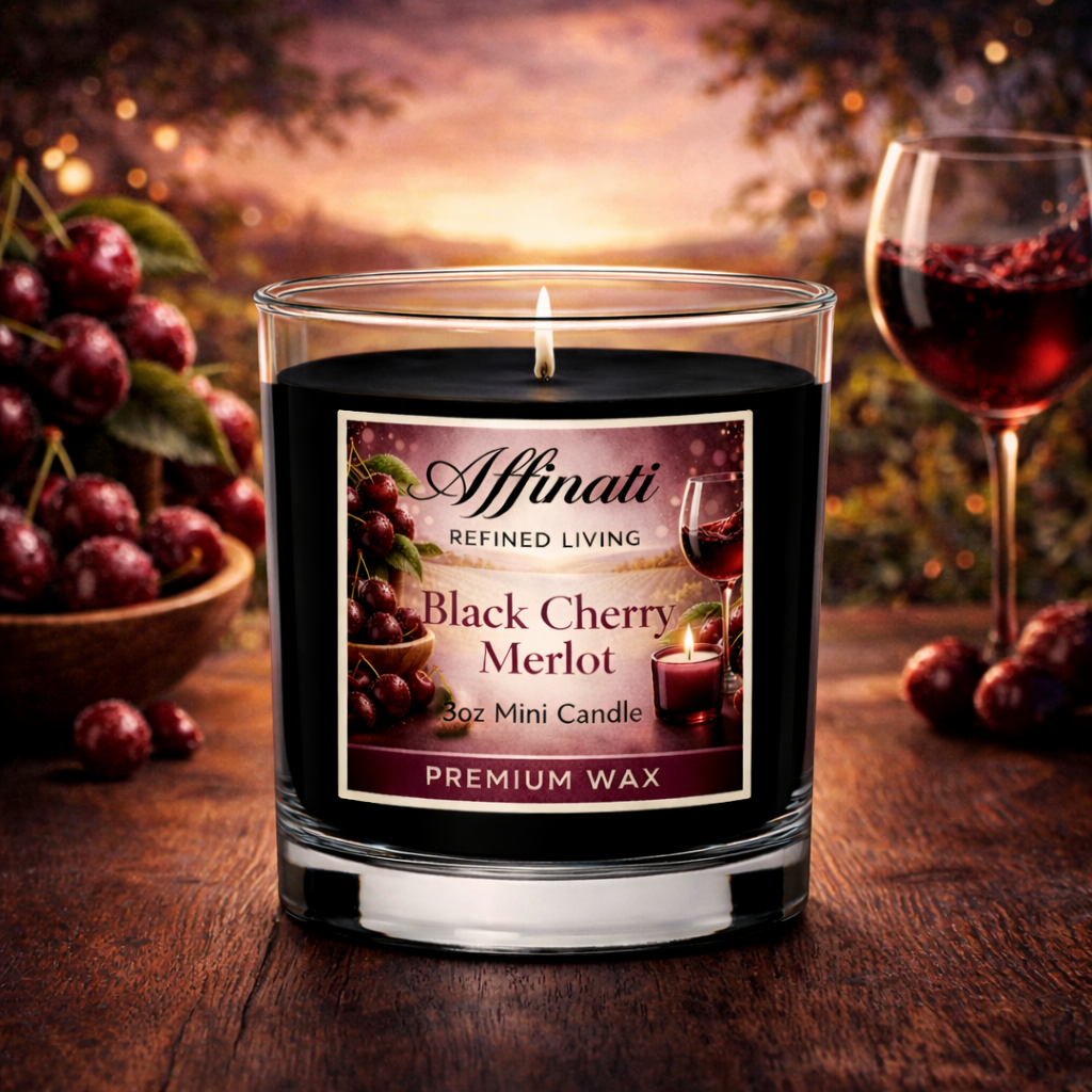 Black Cherry Merlot Mini Candle