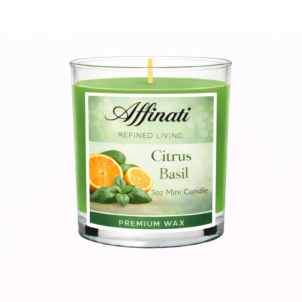 Citrus Basil Mini Candle
