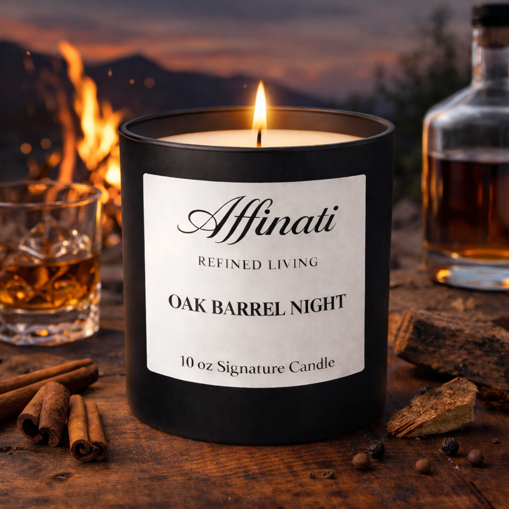 Oak Barrel Night Signature Candle