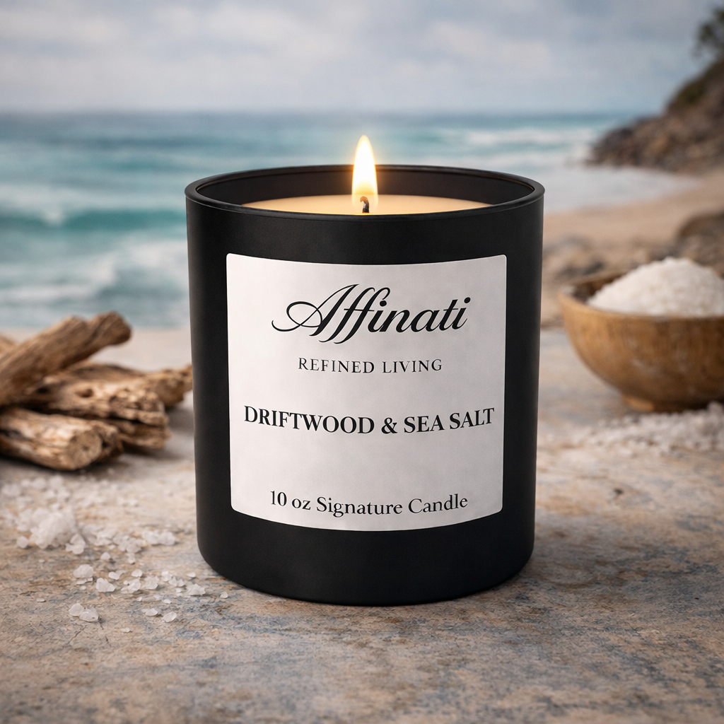 Driftwood & Sea Salt Signature Candle