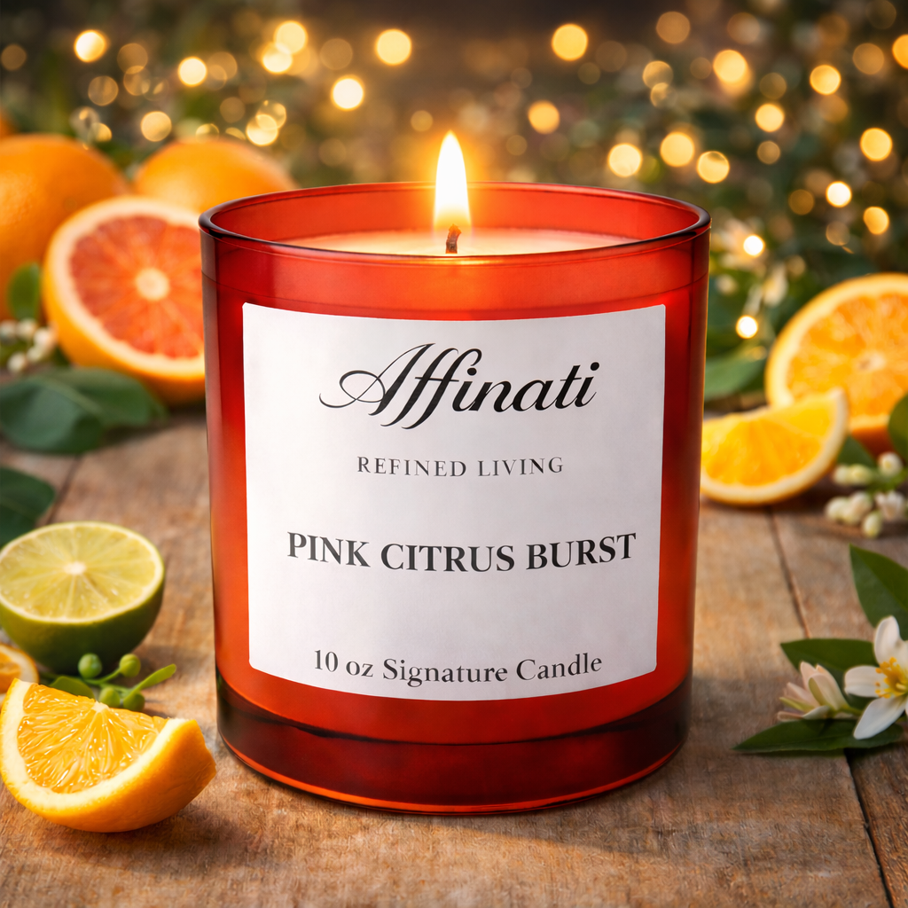 Pink Citrus Burst Signature Candle