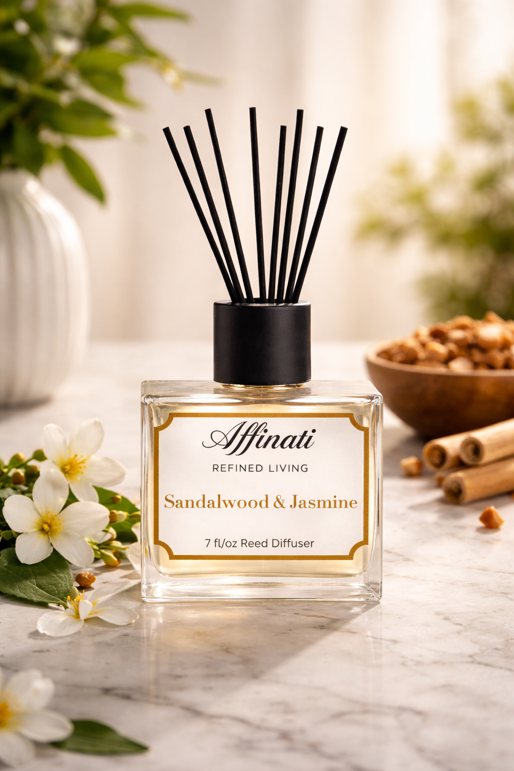 Sandalwood & Jasmine Reed Diffuser