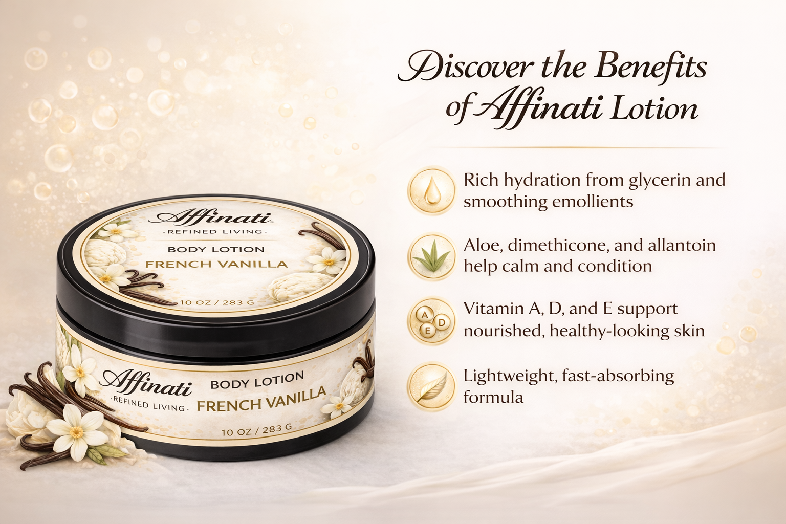 Champagne Toast Body Lotion – Hydrating Moisturizer (10 OZ)
