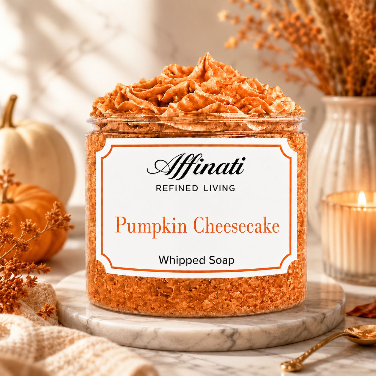 Pumpkin Cheesecake Whipped Soap - 20 oz