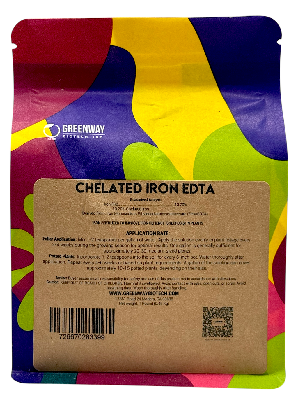 Chelated Iron EDTA Fertilizer