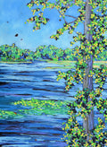 "Grand River Waterway" Giclee Print on Paper or Canvas. Michigan Artist Christi Dreese